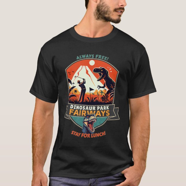 T-shirt Parcours de Dinosaur Park Fairways  (Devant)