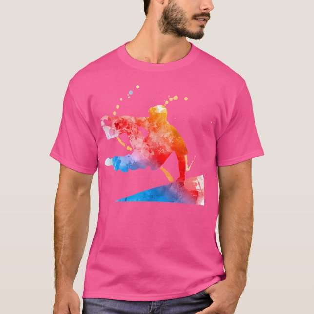 T-shirt Parcours de Parkour Saut Freerunning Obstacle Park (Devant)