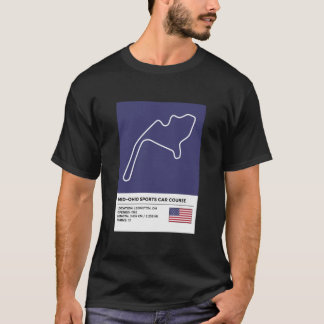 T-shirt Parcours de voiture de sport Mid-Ohio [info] 