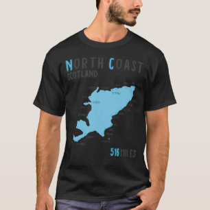 T-shirt Parcours routier North Coast 516 Miles Écosse Nc51
