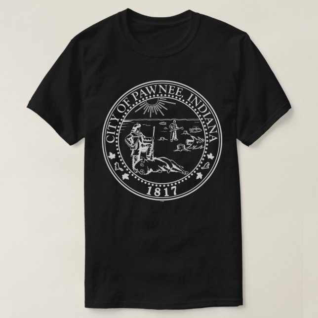T-shirt Parcs et loisirs Sceau de pawnee (Design devant)
