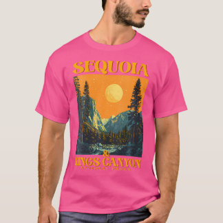 T-shirt Parcs nationaux du canyon des rois de Sequoia Femm
