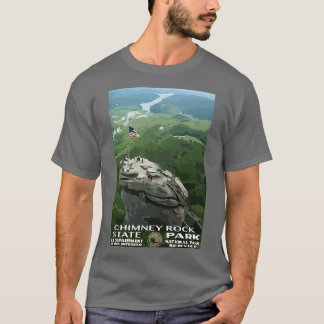 T-shirt Parcs vintages Rocher de Chimney 1