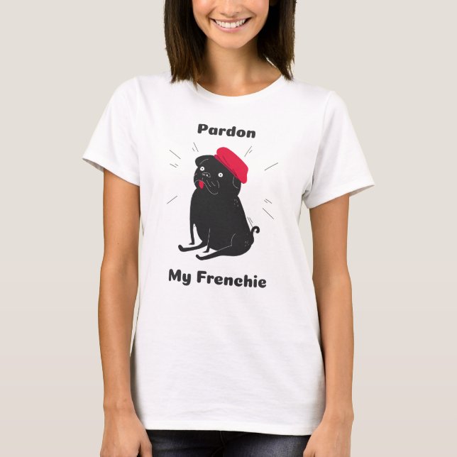 T-shirt Pardon Mon Français Français Carlin Fruit (Devant)