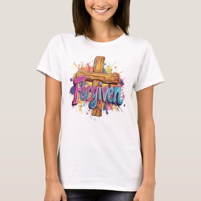 T-shirt Pardonnée couleur Splash Tee - Grace dans spectre  (Devant)