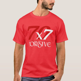 T-shirt Pardonnez 70 7 fois famille