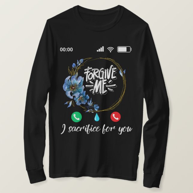 T-shirt Pardonnez-Moi, Je Sacrifie Pour Vous La Meilleure  (Design devant)