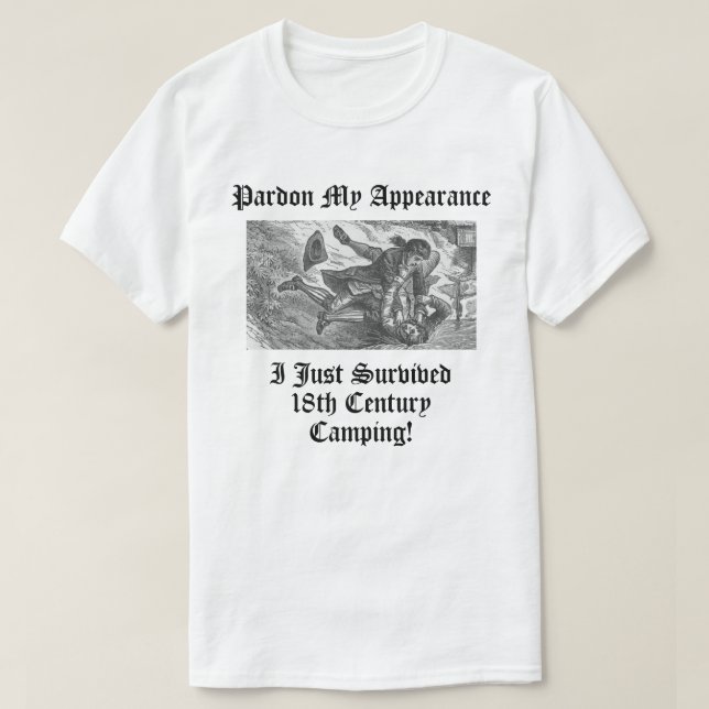 T-shirt Pardonnez mon aspect (Design devant)