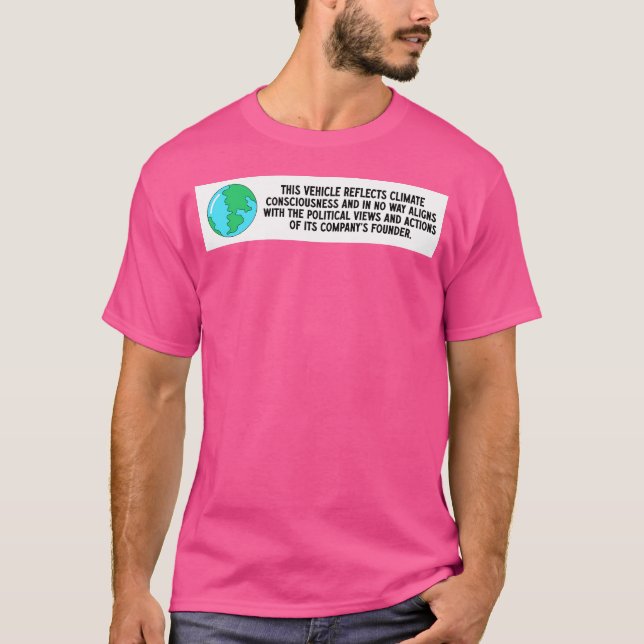 T-shirt Pare-chocs Tsla (Devant)