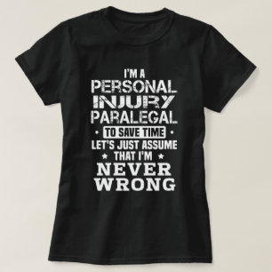 T-shirt Parégal de blessure personnelle