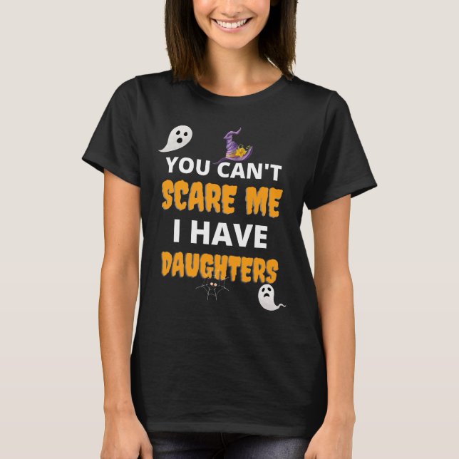 T-shirt Parent des filles Halloween (Devant)