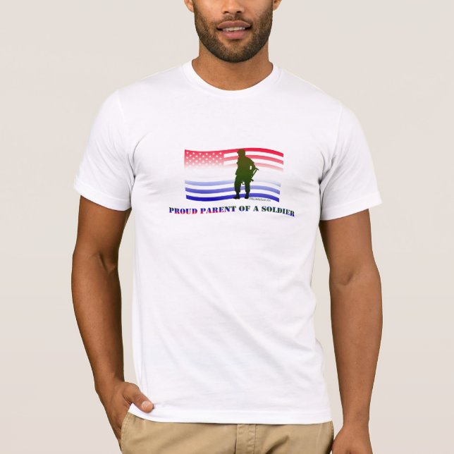 T-SHIRT PARENT FIER D'UN SOLDAT (Devant)