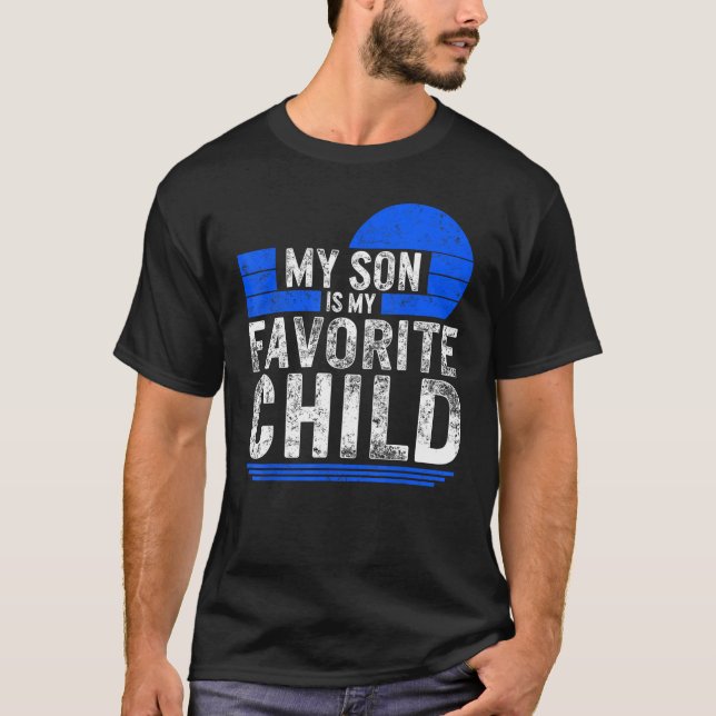T-shirt Parent Mon Fils Est Mon Idée Parentale Favorite (Devant)