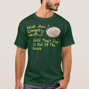 T-shirt Parentalité du nid vide humoristique