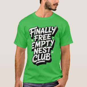T-shirt Parenting de nid vide gratuit Parents de nid vide