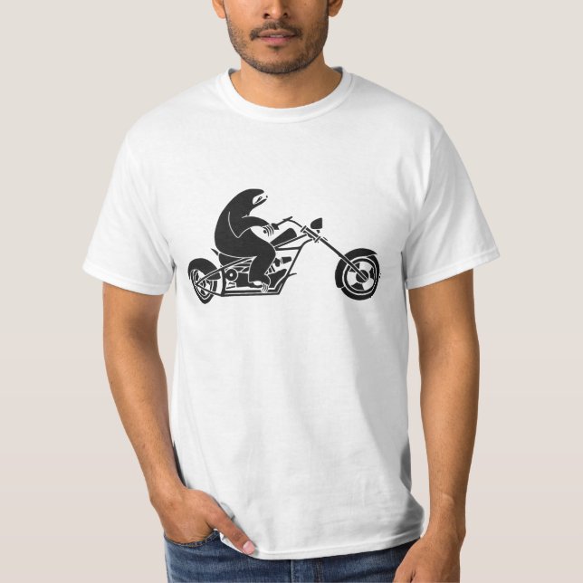 T-shirt Paresse lente sur un vélo rapide (Devant)