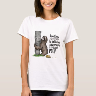 T-shirt paresse pooping