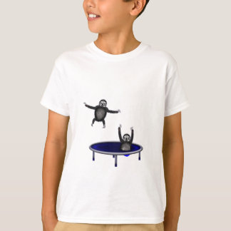 T-shirt paresses trampolining