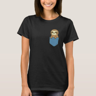 T-shirt Paresseux bébé drôle Porte-clés Mignon Animal Pare