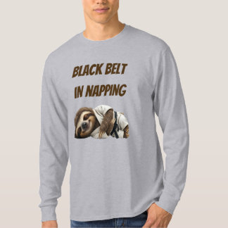 T-shirt Paresseux Ceinture Noire De La Sieste