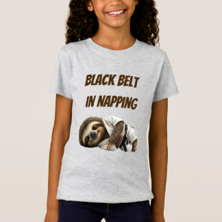 T-Shirt Paresseux Ceinture Noire De La Sieste