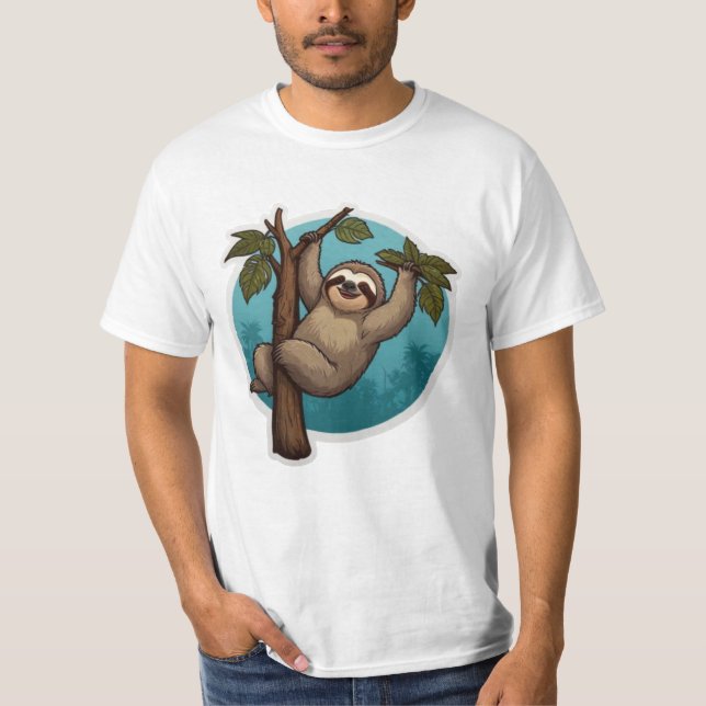T-shirt Paresseux Chill  (Devant)