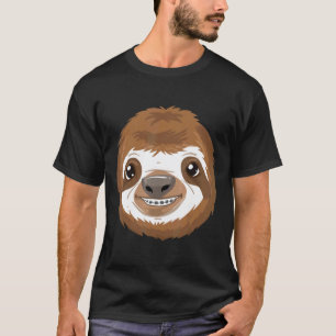 T-shirt Paresseux Cool Avec Un Appareil Dentaire Drôle D'A