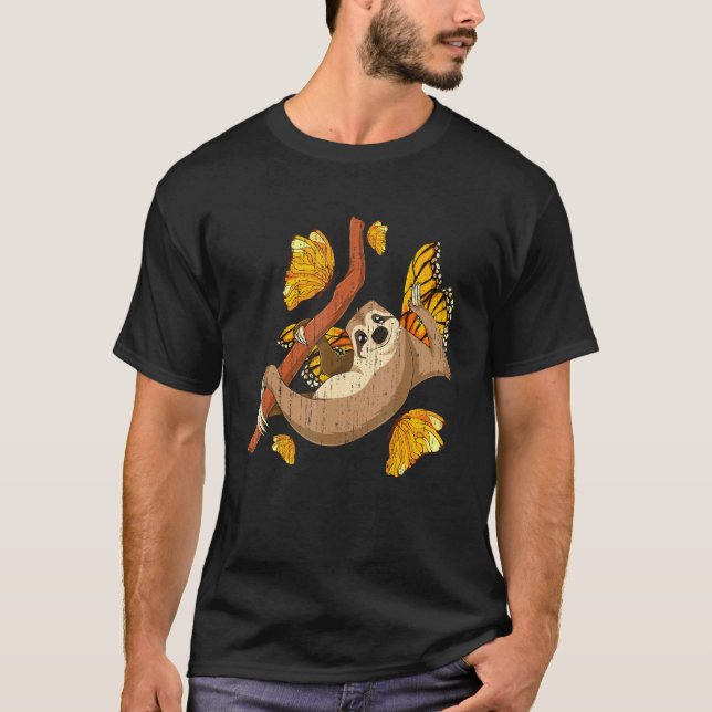 T-shirt Paresseux d'animal d'insecte de nature Mignon Papi (Devant)