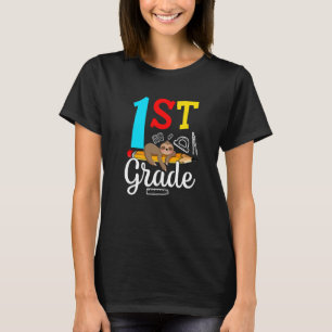 T-shirt Paresseux de 1re année de retour à l'école, joyeux