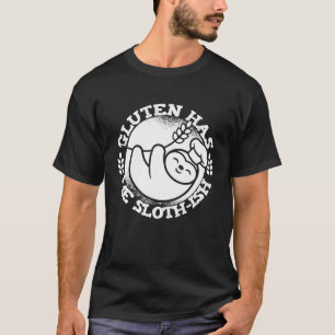 T-shirt Paresseux de grain Nourriture Régime Sans Gluten