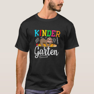 T-shirt Paresseux de maternelle de retour à l'école Joyeux