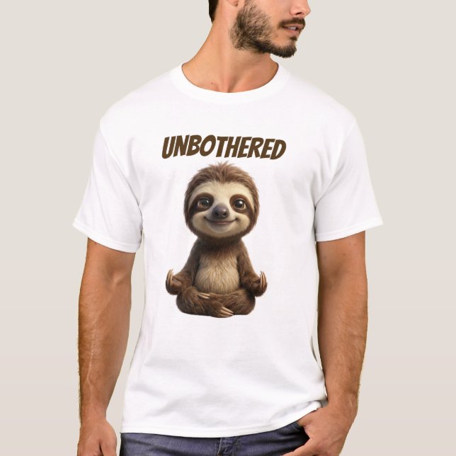 T-shirt Paresseux Décontracté Chill (Devant)