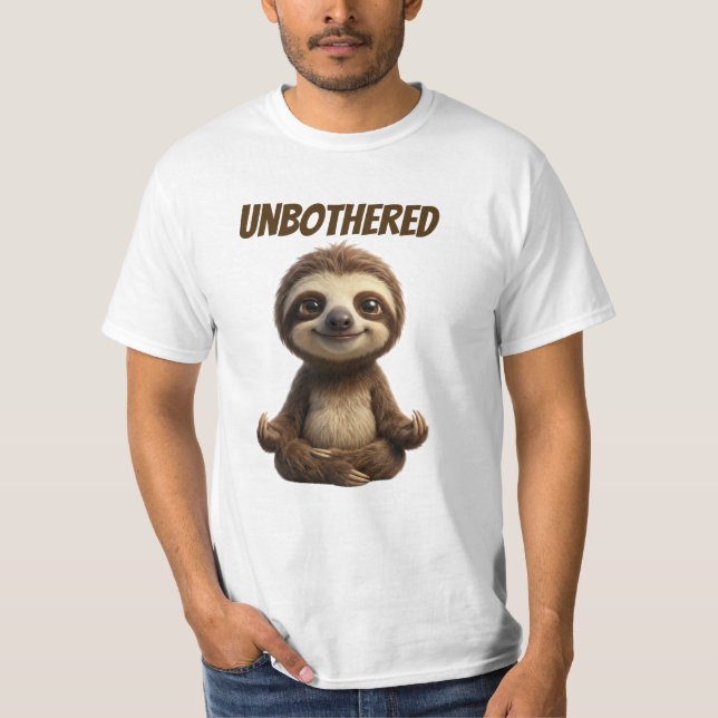 T-shirt Paresseux Décontracté Chill (Devant)