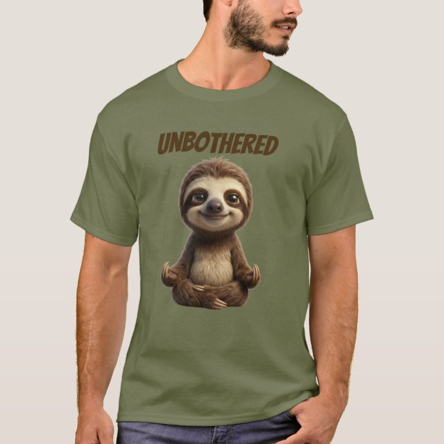 T-shirt Paresseux Décontracté Chill (Devant)