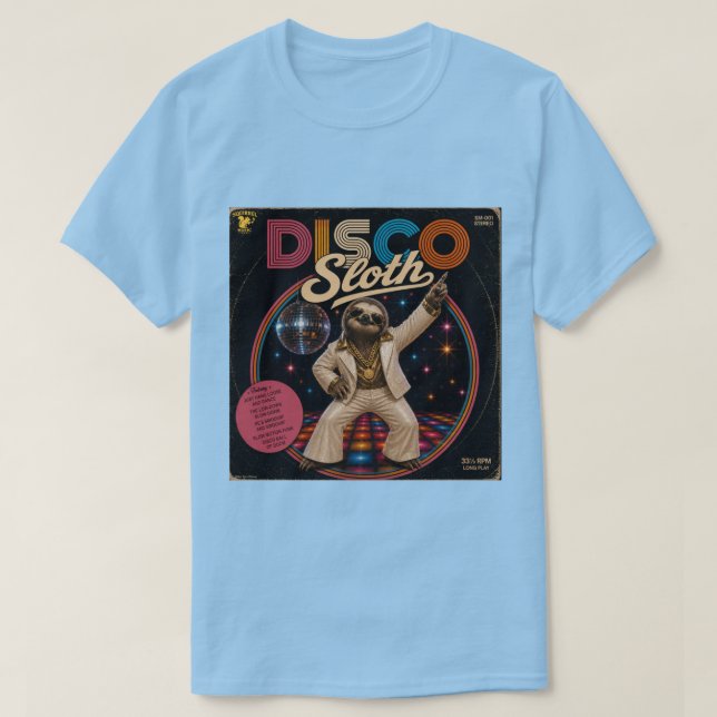 T-shirt Paresseux Disco (Design devant)