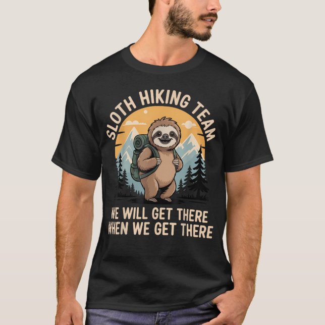 T-shirt Paresseux Drôle (Devant)