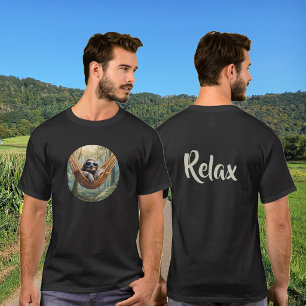 T-shirt Paresseux drôle avec des lunettes de soleil dans u