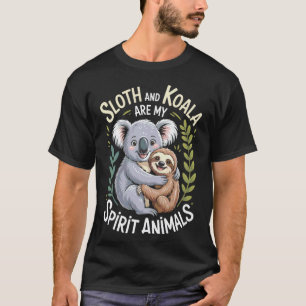 T-shirt Paresseux Drôle Et Koala Marsupial Koalas Faune Ko