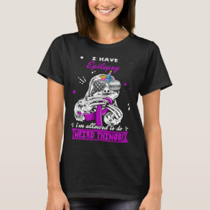 T-shirt Paresseux Drôle Guerrier de l'Épilepsie
