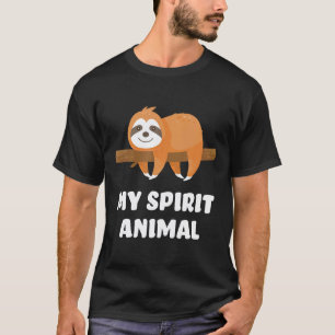 T-shirt Paresseux Drôle Mon Animal Spirituel Hommes Femmes