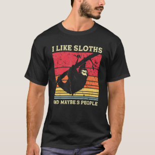 T-shirt Paresseux drôle pour les hommes femmes enfants int