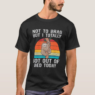 T-shirt Paresseux Drôle Sans Vouloir Me Vanter Mais Je Sui