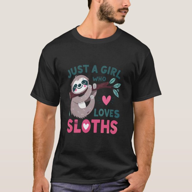 T-shirt Paresseux drôles (Devant)