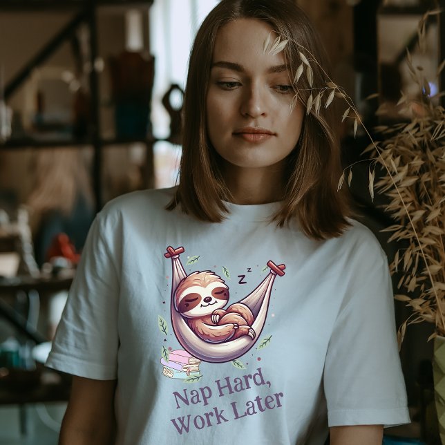 T-shirt Paresseux Dur Dodo (Créateur téléchargé)