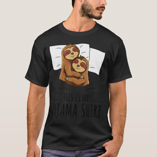 T-shirt Paresseux endormi (Devant)