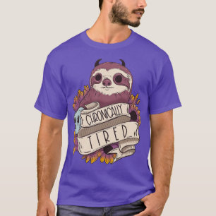 T-shirt Paresseux fatigué chronique