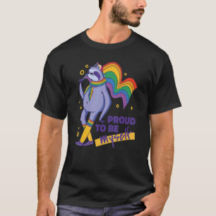 T-shirt Paresseux Gay Fier De Moi-même Lgbtq Drôle Gay S