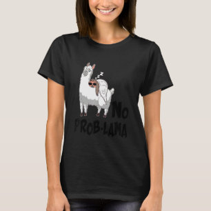 T-shirt Paresseux hipster dormant sur un lama alpacca avec