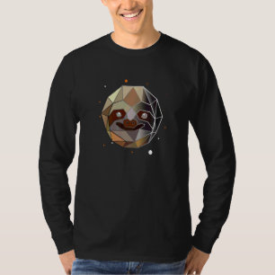 T-shirt Paresseux Polygone Animal Forme Géométrique Abstra