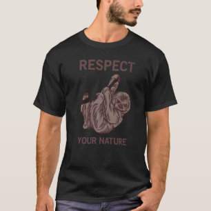 T-shirt Paresseux Réchauffement Climatique Animaux Respect
